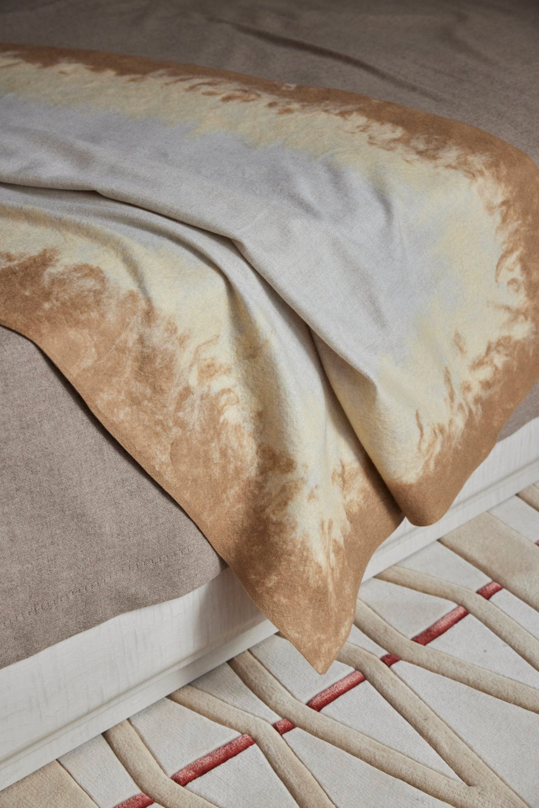 Handcrafted Felting Cashmere Blanket