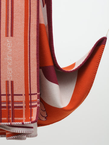 Pure cashmere throw/blanket