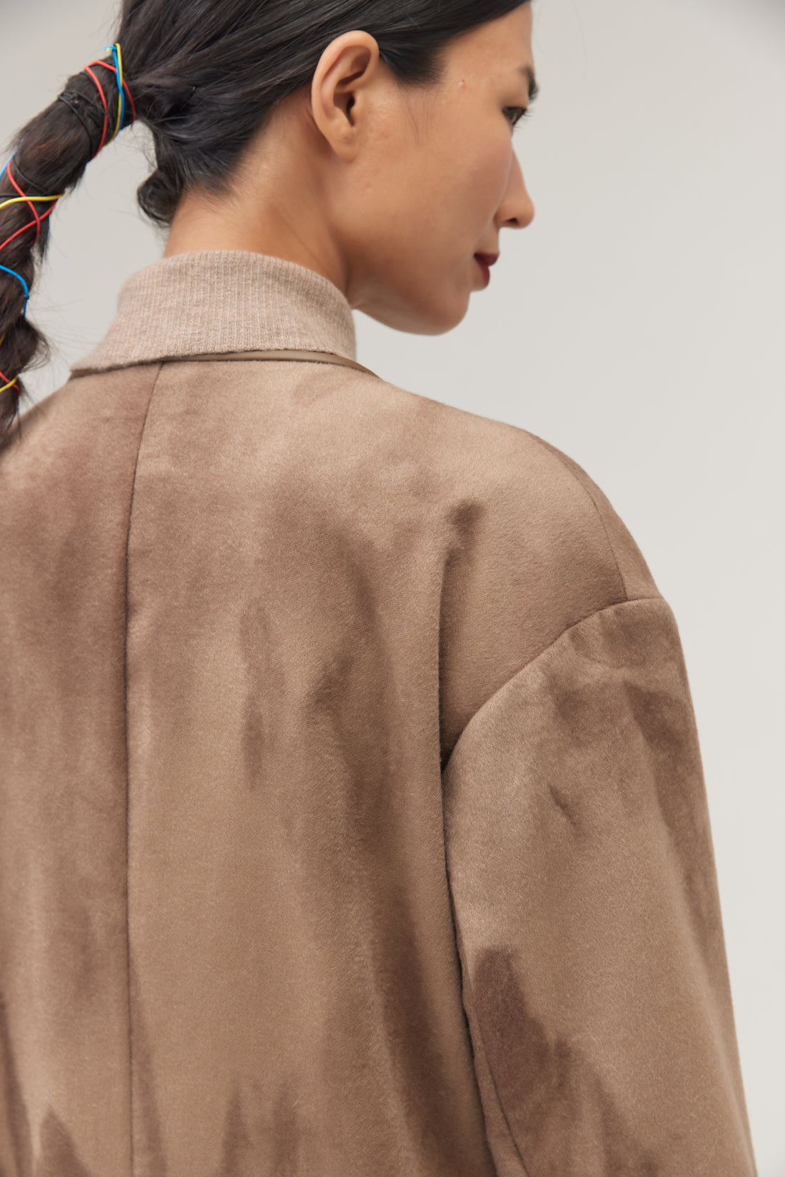 Cashmere printed coat