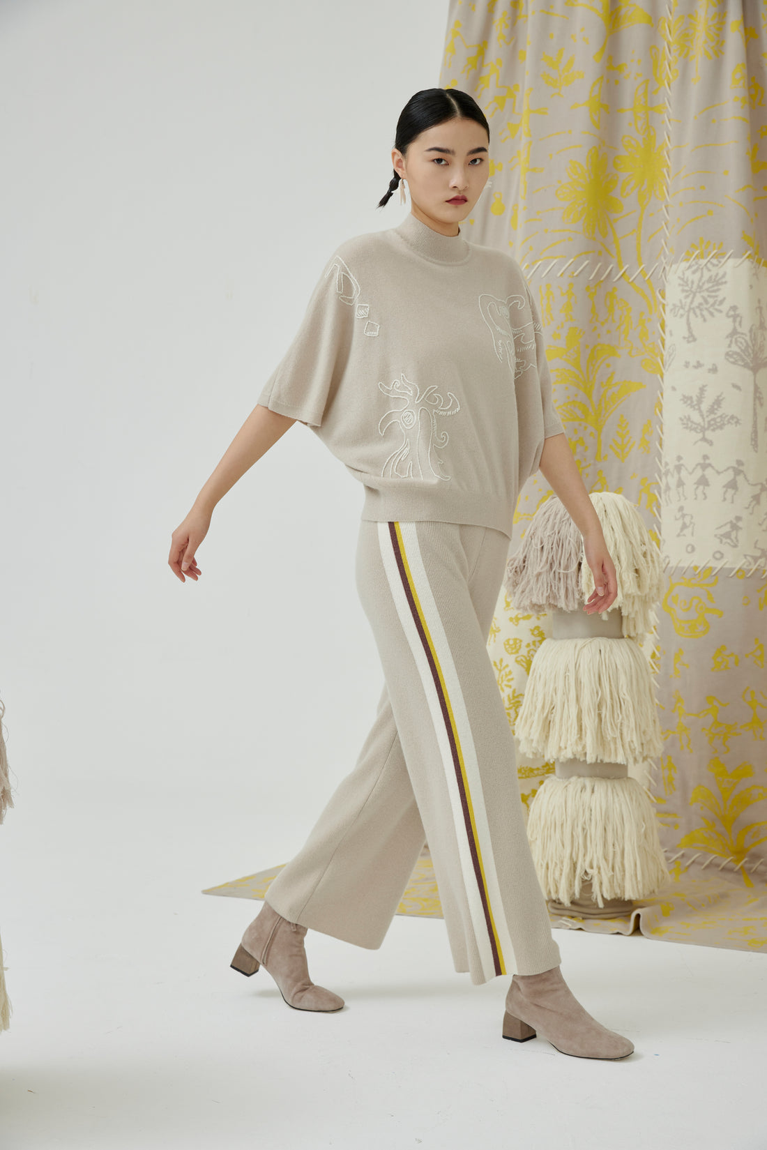 Women's handcrafted embroidered top