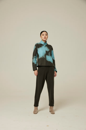 Women's tapered cashmere trousers